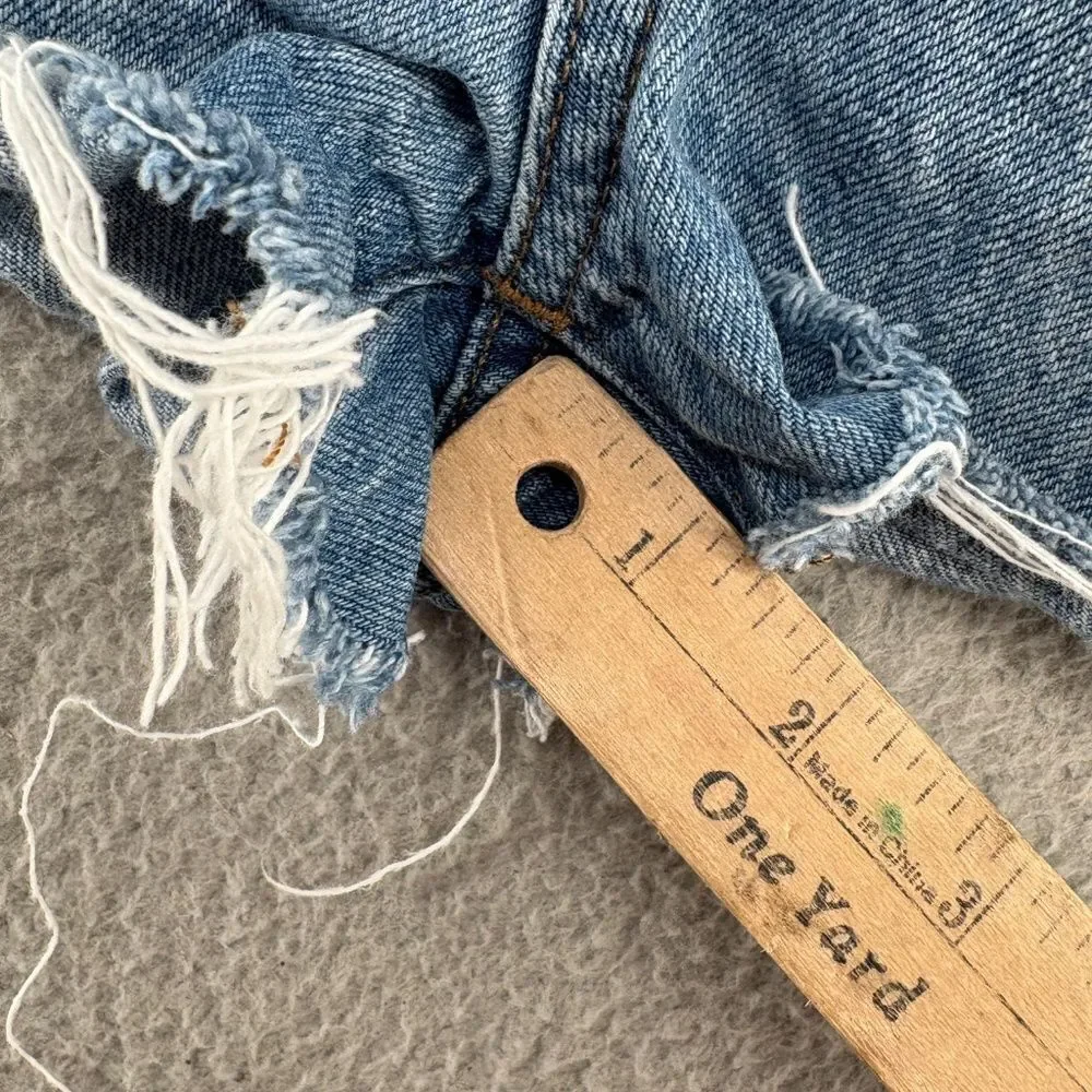 Madewell High-Rise Long Denim Shorts Size 26